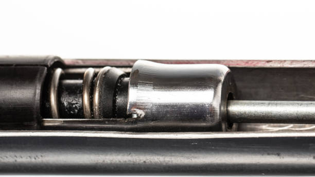 istock Bicycle fork in the section, you can see all the components 1142340610