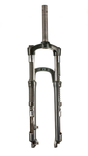istock Bicycle fork in the section, you can see all the components 1142340611