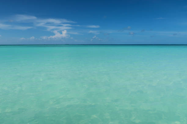 Blue water of Guhli, Maldives