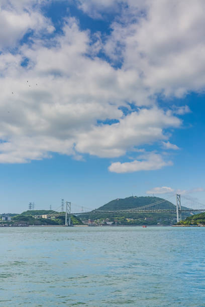 istock japanese landscape, kanmon kaikyo 1142356162