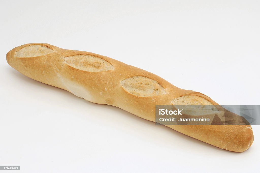 Francés baguette aislado - Foto de stock de Alimento libre de derechos