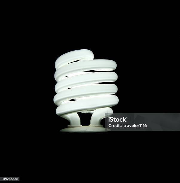 Foto de Lâmpada Fluorescente e mais fotos de stock de Cor Preta - Cor Preta, Eletricidade, Equipamento de Iluminação