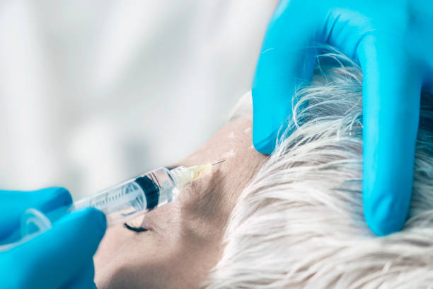 istock Woman Having Botox Injected In Her Face 1142369090