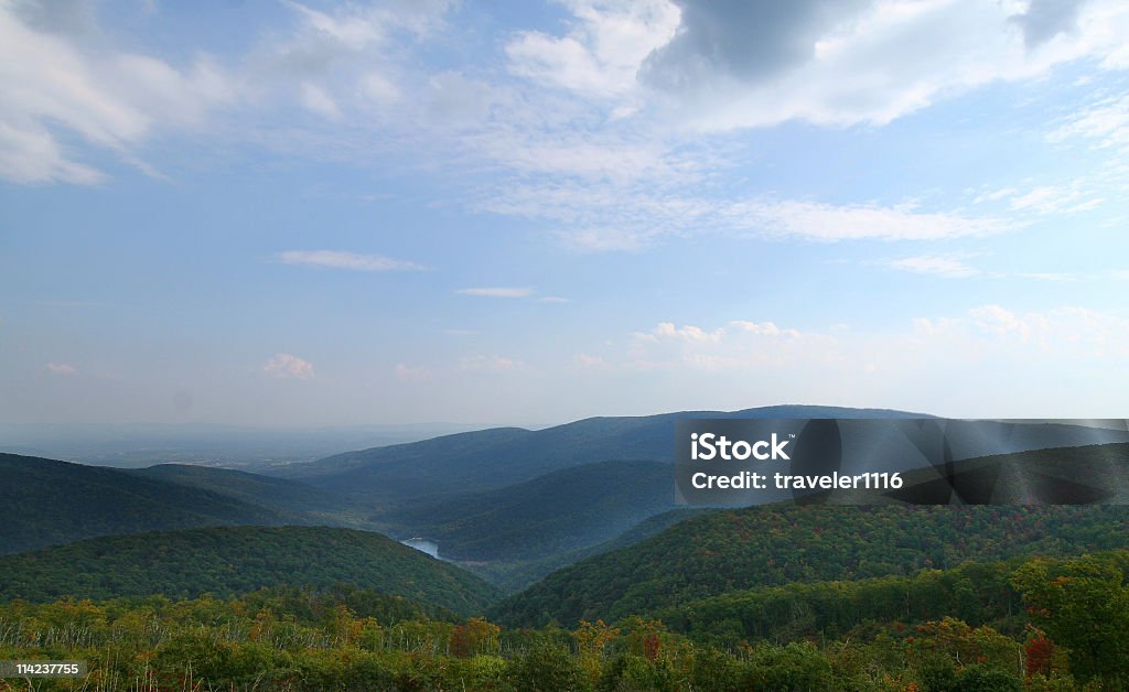 Catena montuosa del Blue Ridge - Foto stock royalty-free di Valle del fiume Shenandoah