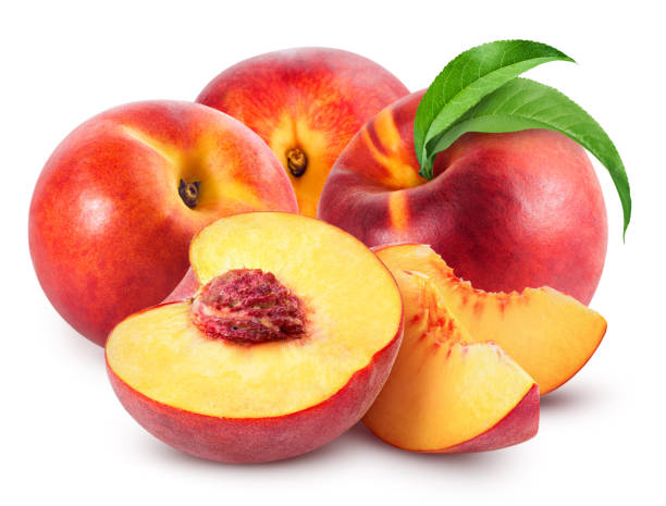 istock peach fruits isolated 1142379553