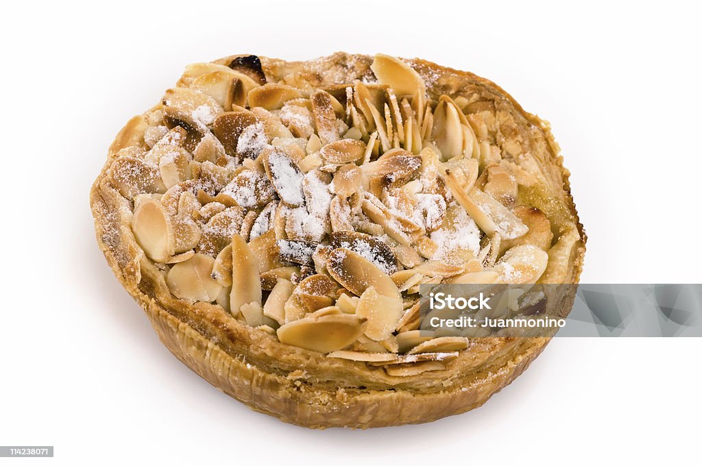 Almendra, apple y pastel de natilla - Foto de stock de Alimento libre de derechos