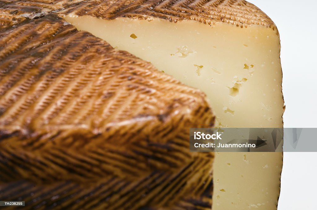 Primer plano el queso manchego - Foto de stock de Queso libre de derechos