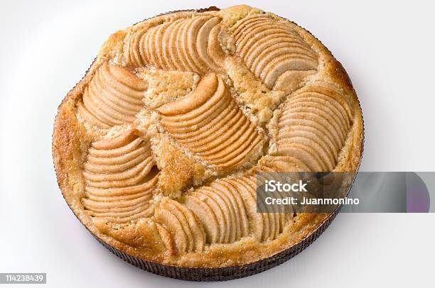 Whole French Apple Tart Stock Photo - Download Image Now - Apple Strudel, High Angle View, Apple - Fruit