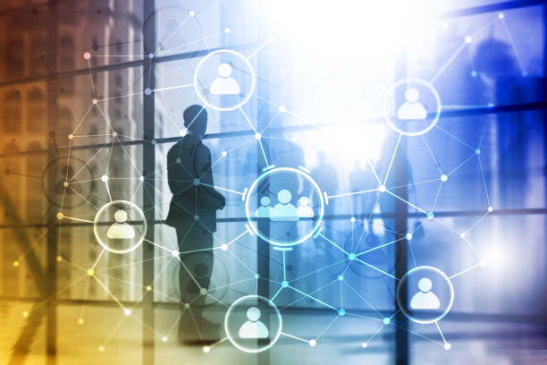 istock People relation and organization structure. Social media. Business and communication technology concept. 1142385074