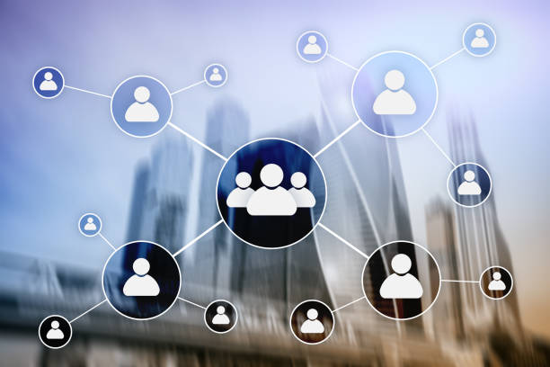 istock HR - Human resources management concept on blurred business center background. 1142385139