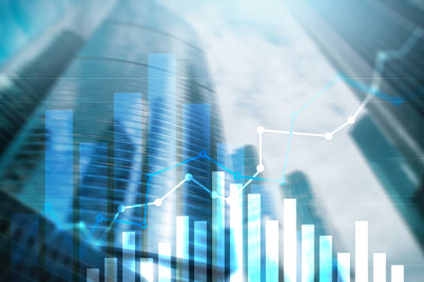 istock Financial growth graph. Sales increase, marketing strategy concept. 1142385144