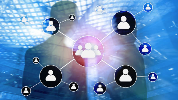 istock HR - Human resources management concept on blurred business center background. 1142385146