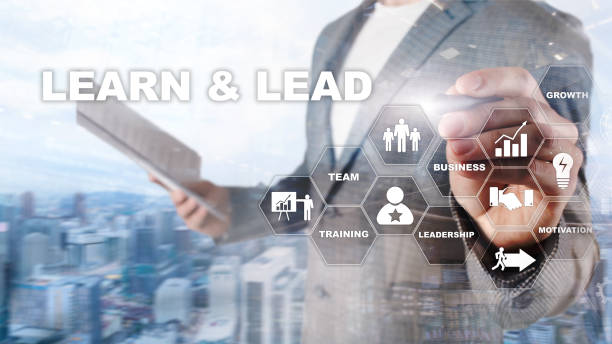 istock Learn and Lead futuristic concepts for busines. 1142386305
