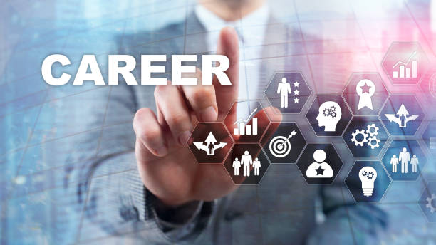 istock Acceleration concept personal development growth. Career business on blurred abstract background. Mixed media. 1142386374