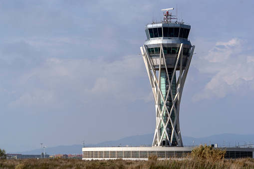 madrid spain airport traffic control tower