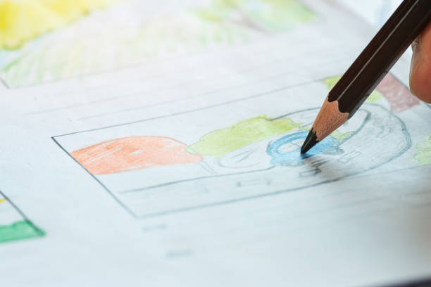 istock Creator  Storyboard or storytelling drawing creative for movie process pre-production media films script for video editors, development cartoon illustration animation for production shooting 1142389559