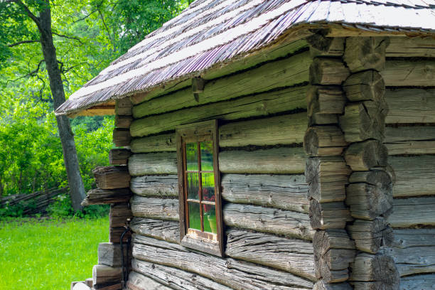 istock Wooden cottage. 1142394290