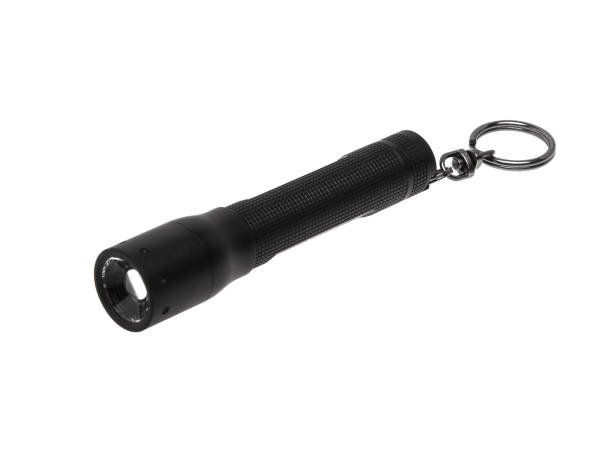 istock modern black metal flashlight isolated on white background 1142396926
