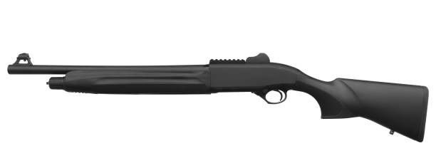 istock Shotgun isolated on white background 1142396960
