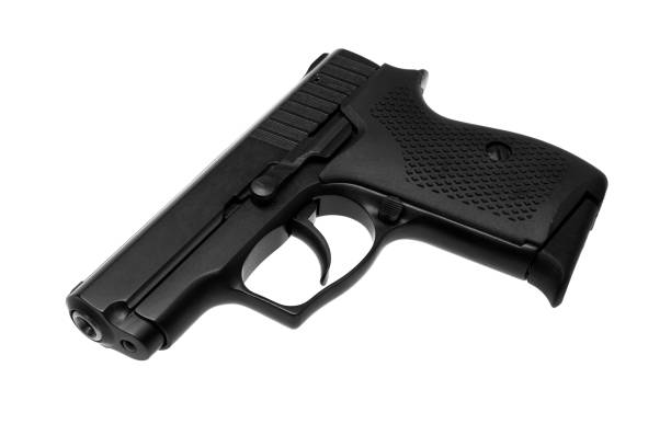 istock Pistol isolated on white background 1142396962