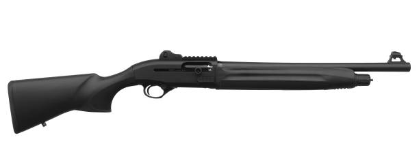 istock Shotgun isolated on white background 1142396980
