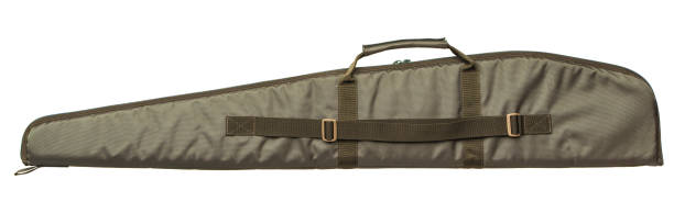 istock Green soft case for guns isolated for white background 1142397014