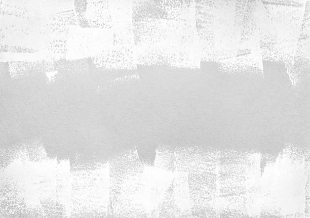 istock light gray paper painted in white with paint roller 1142401723