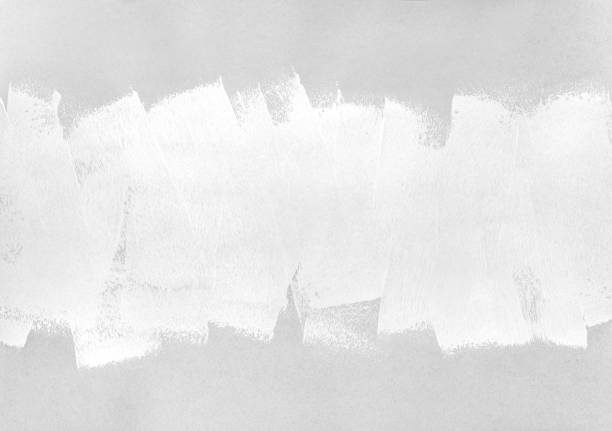 istock abstract paint roller brush strokes on gray paper 1142402441