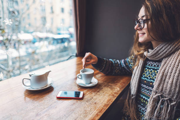 istock Woman drinking hot tea 1142403841