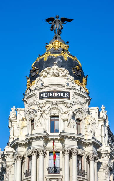 istock Metropolis building on Gran Via street, Madrid, Spain 1142406917