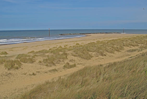 istock coastal defence on Norfolk coast 1142408535