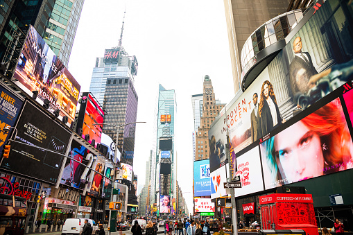 Times Square en la ciudad de Nueva York photo