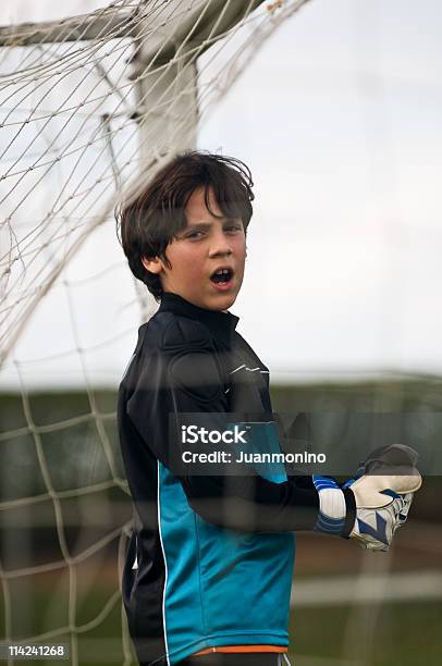 Young Goal Keeper Stock Photo - Download Image Now - Boys, Goalie, Soccer