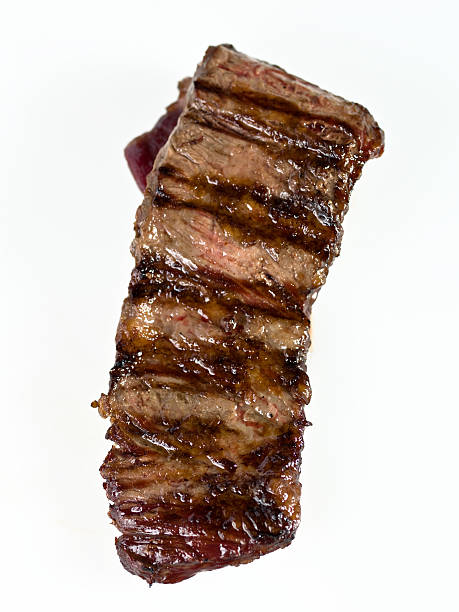 lomo a la parrilla - skirt steak steak close up grilled fotografías e imágenes de stock