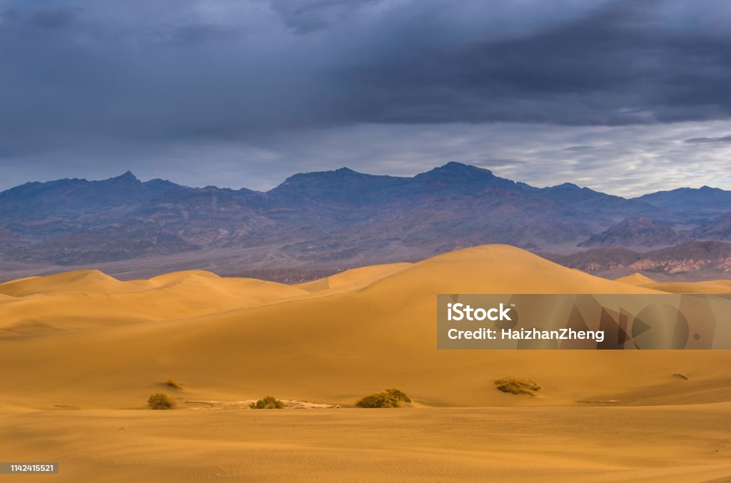 Death Valley National Park California, Dawn, Desert, Public Park, Southwest USA Arid Climate Stock Photo