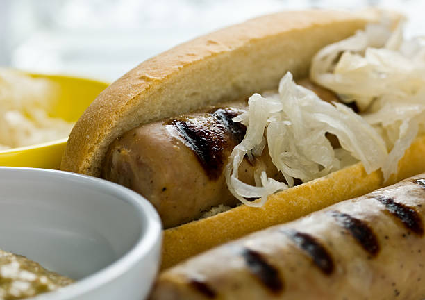 istock German bratwurst sausage hot dog 114241565