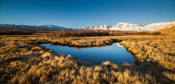 istock Owens River Valley with Californian Sierra Nevada Inyo County, CA 1142415686