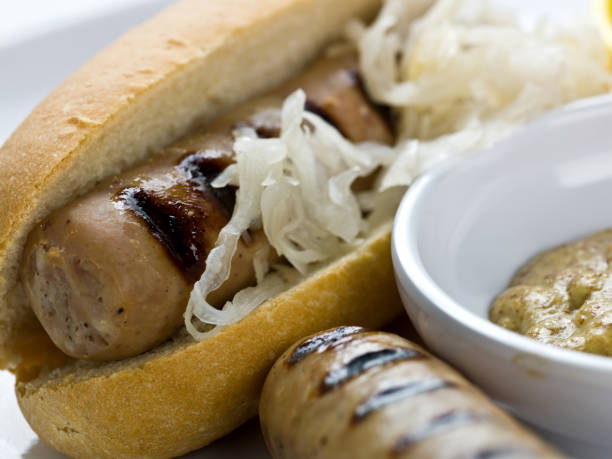 istock German bratwurst sausage hot dog 114241585