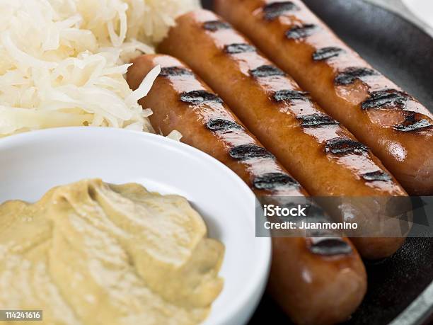 Áustria Wienerwurst Enchidos - Fotografias de stock e mais imagens de Comida - Comida, Alimentação Não-saudável, Almoço