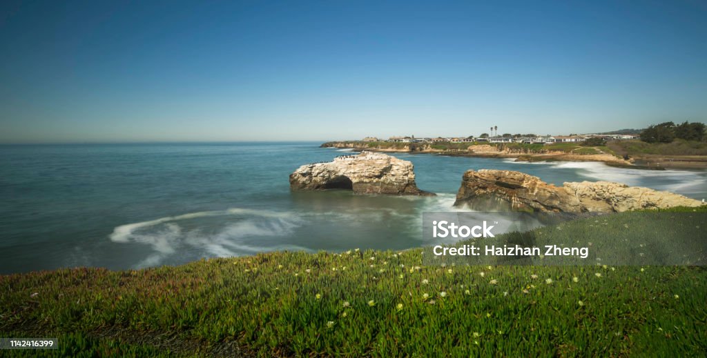 Natural Bridges State Park Santa Cruz - California, Beach, San Juan County - Utah, Santa Cruz County - California, Sea Beach Stock Photo