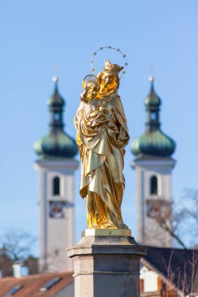 istock Madonna Statue of Tutzing Bavaria Germany 1142416506
