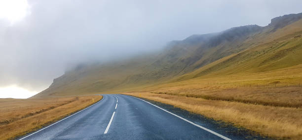 istock Iceland - Driving towards the sun 1142417065