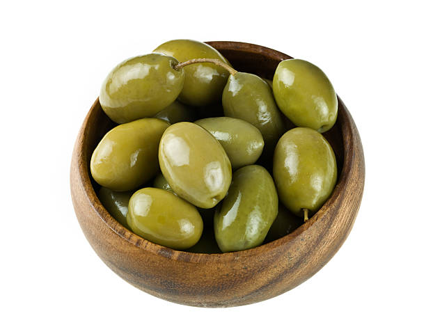 istock Bowl full of  Green Olives 114241715