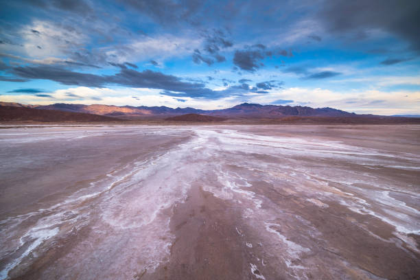 istock Dry lake bed in desert 1142417449