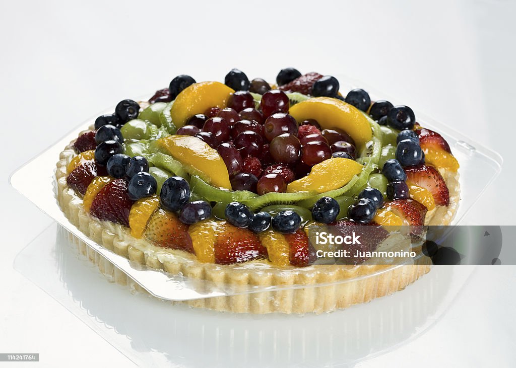 Frucht Kuchen - Lizenzfrei Brombeere - Brombeere und Himbeere Stock-Foto