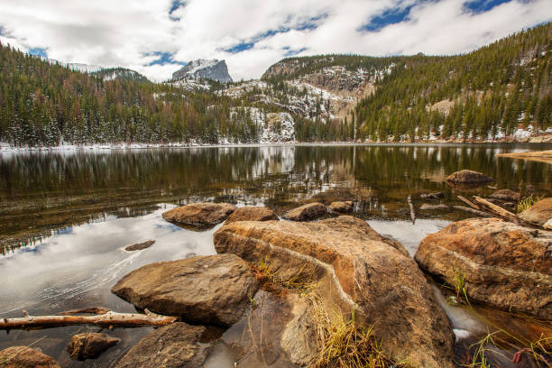 istock Lake in Colorado Rocky Mountains 1142421386