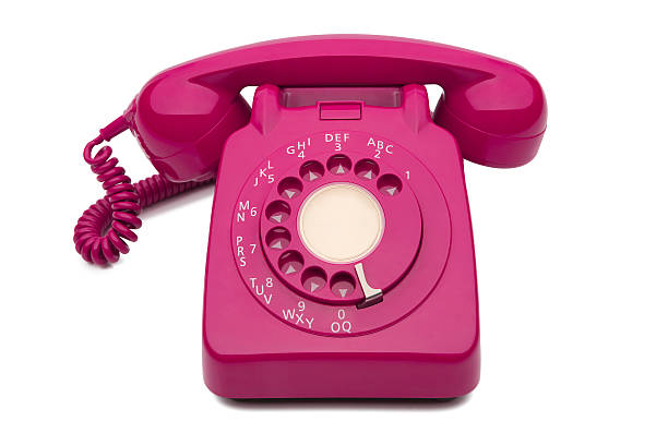 Cтоковое фото Розовый телефон