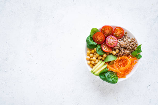 istock Buddha bowl salad with buckwheat 1142424247