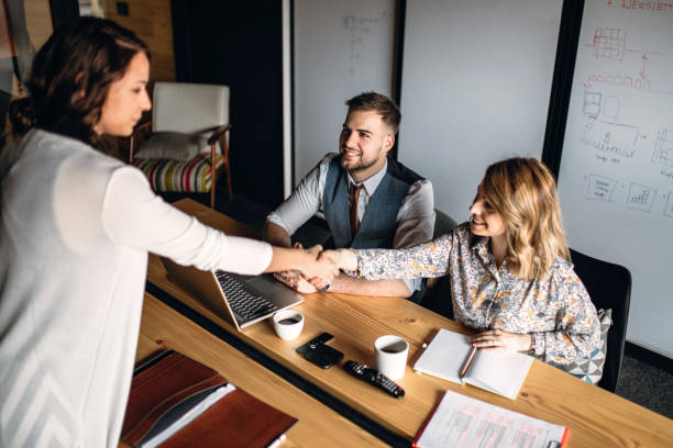 istock Congratulations, you are our new employee 1142424668