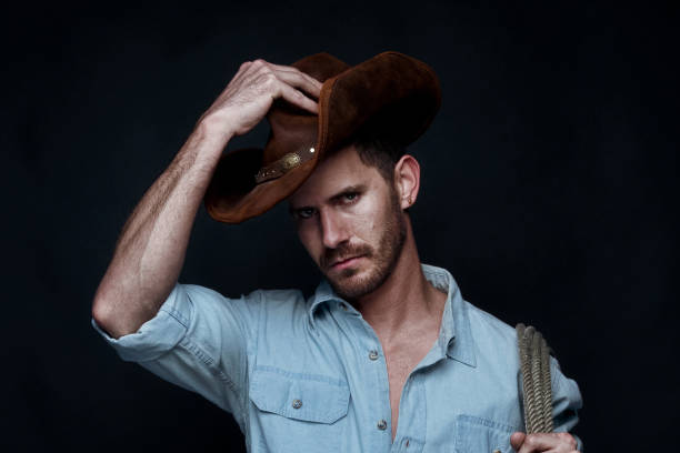 istock Sexy cowboy 1142426684